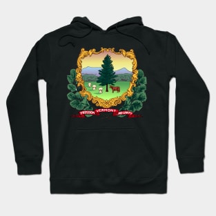 Vermont Coat of Arms Hoodie